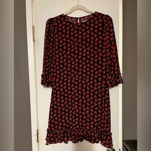 Reformation Doutzen dress in rose 🌹 print